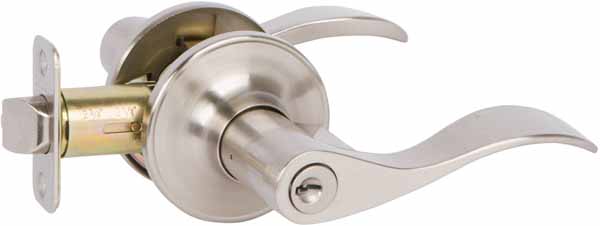 Delaney® Bennett 500T-BN/BN-CS-US15 Grade 3 KW1 Adjustable Door Lever