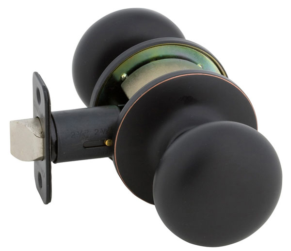 Delaney® Saxon 100T-SA-CS-US10BE Grade 3 Knob Adjustable Entry Door Lock