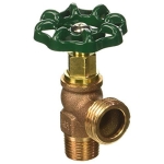 Arrowhead Brass 221LF 1/2 in x 3/4 in MIPT Inlet x Male Hose Thread Outlet Brass Lead-Free Boiler Drain Valve