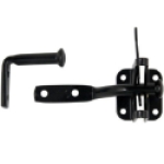 H2 Brands Group Ultra Hardware™ 35940 Steel Black Heavy Duty Gate Latch