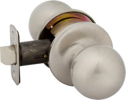 Delaney® Fairfield® 101T-FD-CS-US15 VP Adjustable 1-3/8 - 1-3/4 in Metal Passage Door Lock Knob