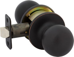 Delaney® Fairfield® 101T-FD-CS-US10BE Adjustable 1-3/8 - 1-3/4 in Metal Passage Door Lock Knob