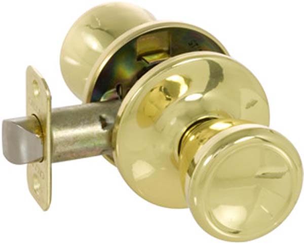 Delaney® Brayden® 101T-BR-CS-US3 Adjustable 1-3/8 - 1-3/4 in Metal Passage Door Lock Knob