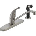 Delta Faucet Peerless P115LF-SS 1/2-14 1.5 gpm at 60 psi NPSM Kitchen Faucet