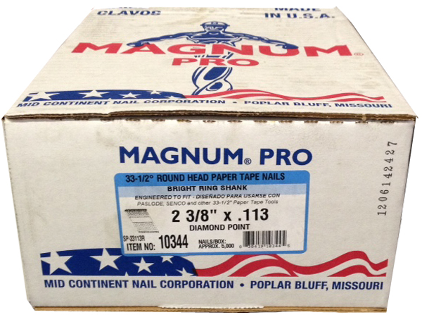 ITW Construction Products Magnum® 10344 2-3/8 in Offset Paper Nail