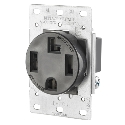 Leviton® R10-00278-S00 125/250 VAC 30 A 3 Pole Power Receptacle