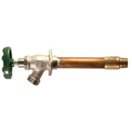 Arrowhead Brass 456-12LF 1/2 in x 1/2 in x 3/4 in MIP x Copper Sweat x Male Hose 12 in Frost-Proof Standard Wall Hydrant