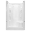 Clarion Bathware AcrylX 4S30R/S 48 in Width x 36 in Length x 77 in Height White 41-3/4 in Width x 68-1/2 in Height 4 Piece Shower