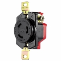 Eaton Cooper Wiring Device L620R Arrow Hart™ Series 125 V 20 A 2 Pole Safety Grip Locking Receptacle