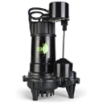 Eco-flo Products ECD33V 1/3 hp 1-1/2 in Cast Iron Heavy Duty Submersible Sump Pump