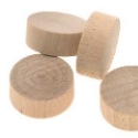 CINDOCO F10F Birch Wood Dowel 1 in Flat Head Plug