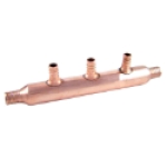 Reliance Worldwide SharkBite™ 22784 3/4 in x 1/2 in Crimp Copper Open Multi-Port Tee