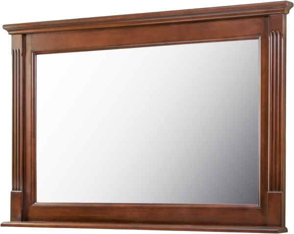 Brokering Solutions Walnut Ridge Cabinetry RCFM24 3-1/2 in Cherry Decorative Bathroom Furniture Vanity Mirror