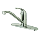 Compass 191-6573 1.8 gpm 1/2-14 NPSM Single Handle Kitchen Faucet