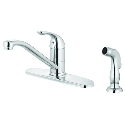 Compass 191-6574 1.8 gpm 1/2-14 NPSM Single Handle Kitchen Faucet