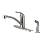 Compass 191-6575 1.8 gpm 1/2-14 NPSM Single Handle Kitchen Faucet