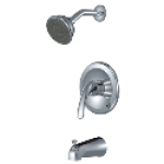 Compass 211-6578 1.5 gpm 1 Handle Noble Single Handle Tub & Shower Faucet