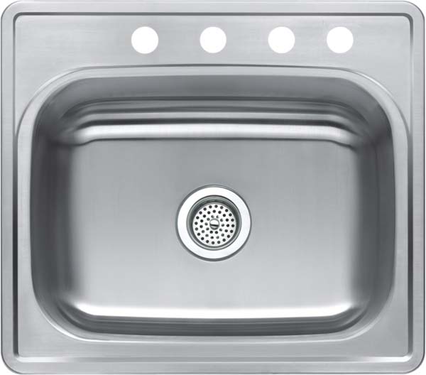 Compass 481-5441 1-1/2 in 25 in x 22 in 3-1/2 in Kitchen Sink