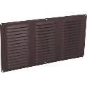 Omnimax Amerimax VENT168BR-U 16 in 8 in Aluminum Eave Vent