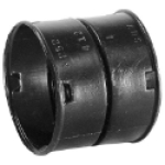 Advanced Drainage Systems ADS® 0612AA 6 in Polyethylene Single Wall Corrugated Pipe External Snap Coupler