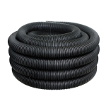 Advanced Drainage Systems ADS® 0601-0100 6 in 100 ft HDPE Slotted Drain Pipe