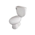 Brokering Solutions Hydros® Plumbing Products 42000 1.28 gal Ready To Go White Elongated 2 Piece Toilet