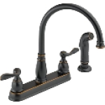 Delta Faucet Windemere 21996LF-OB 1/2-14 1.8 gpm NPSM Kitchen Faucet