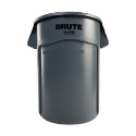 Rubbermaid ® BRUTE® FG264360GRAY 44 gal Plastic Gray Trash Can