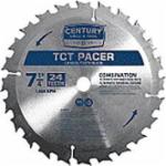 Century Drill & Tool 09303 Classic 7-1/4 in Tungsten Carbide Pacer Circular Saw Blade