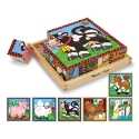 Melissa & Doug 775 3 - 6 years Develop Visual and Manipulative Skills 8 x 8 x 2.1 in Farm Cube Puzzle