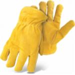 PIP® BOSS® 7186S S Split Deerskin Leather Yellow Insulated Lined Driver's Gloves