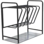 WERNER® 37 Floor Metal Black Ladder Rack