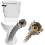 Fluidmaster B1T09 3/8 in x 7/8 in Compression x Ballcock Toilet Connector