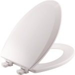 Bemis 1500ECWHITE 18-7/8 in Elongated White Toilet Seat