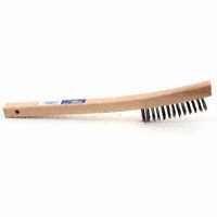 DQB 11390 Steel Curved Hardwood Handle Wire Scratch Brush