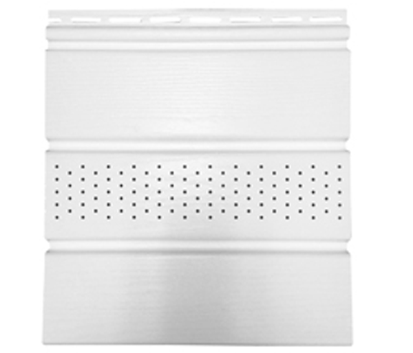 KP Building Products VECV201 White 12 ft Center Vent Soffit